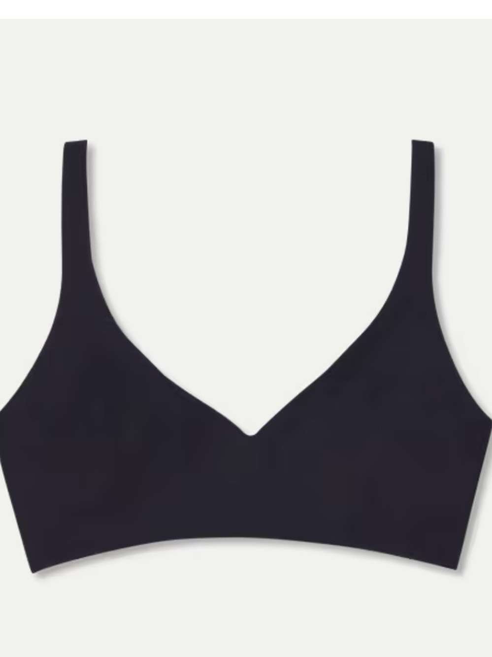 Bombas No Show Plunge Bralette in Black S - Picture 2 of 10